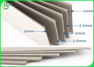 China Recycled Pulp Grey Chipboard Sheets Strong Stiffness 1.5mm Grey Paper wholesale