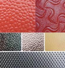 China Polished Stucco Embossed Aluminum Sheet Polyester Painting Color Coated wholesale
