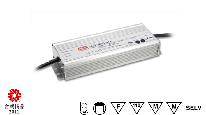 China 47 - 63HZ Meanwell LED Driver 320W 48V Single Output Constant Voltage wholesale