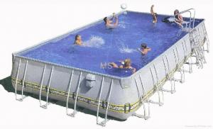 China Giant Commercial Inflatable Swimming Pools / Water Pool Games Customized Color and Size wholesale