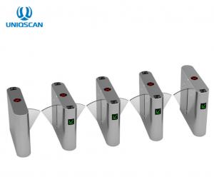 China 304 SS Bidirectional Flap Barrier Turnstile Retractable Flap Barrier wholesale