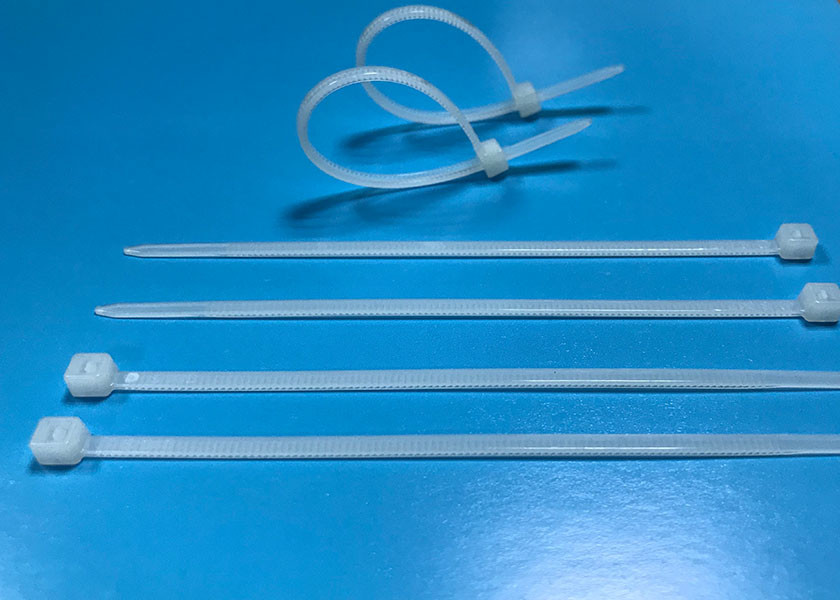 China 120mm Length Natural Nylon Cable Ties Max Binding Diameter 22mm Long Lifespan wholesale