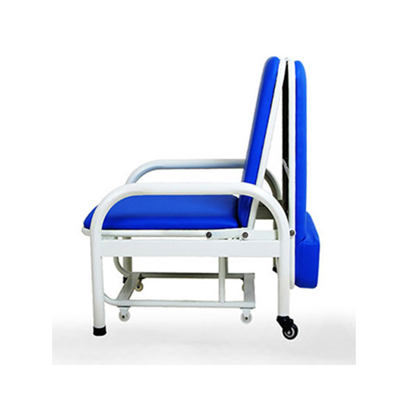 China Clinic Aluminum Folding Chairs Convertible Bed 630*770*860mm Size wholesale