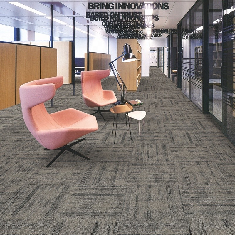 China PVC Backing Material Nylon Floor Carpet Tiles 1/10" For Office Room wholesale