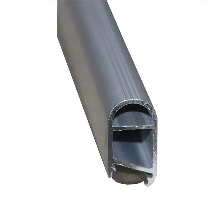 China Ellipse Tubular Aluminum Alloy Tube  , Oval Aluminum Pipe For Decoration wholesale