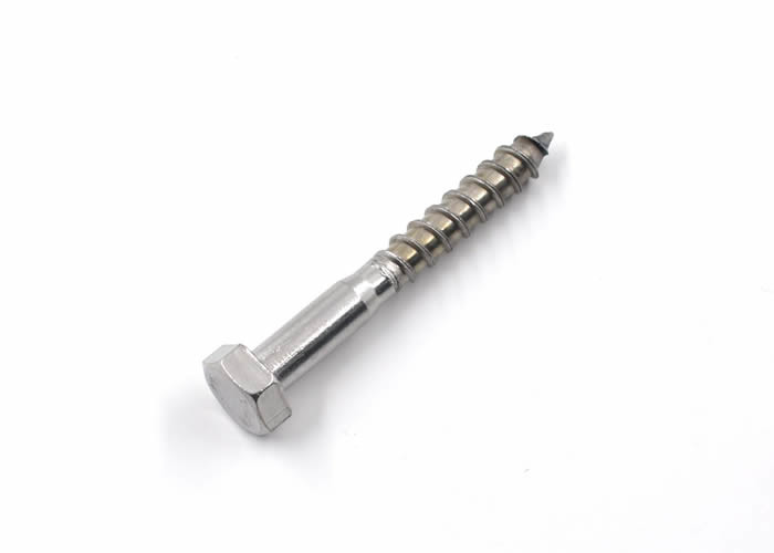 China Stainless Steel A2 Hex Head Lag Screws for Wooden Structures Installation wholesale