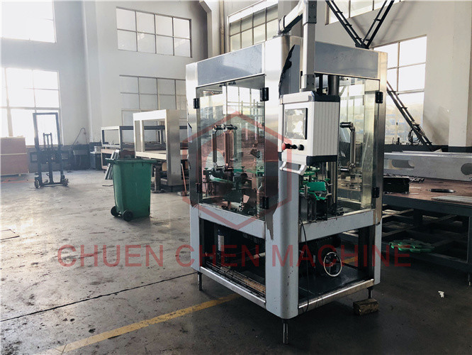 China 4 Head Aluminum Can Filling Screw Capping Machine Bottled Water Manufacturing Machine wholesale
