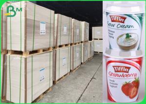 China 230gsm + 15g PE Coated Food Grade White Kraft Paper Roll For Ice Cream Cup wholesale