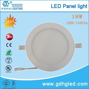 China Energy Saving Ultra Thin LED Flat Panel Light 18W With 6500K Cool White wholesale