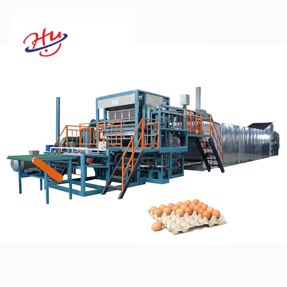 China Molding Dies 1000PCS/H Paper Pulp Egg Tray Machine 34KW wholesale