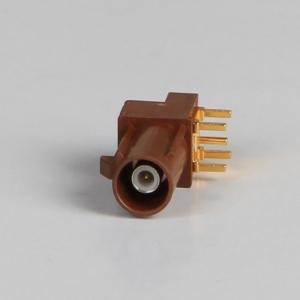China Post Terminal PCB Mount Fakra Connector Male 4 Stud For Analog Radio 335V wholesale