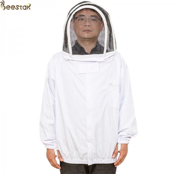 Quality Economic Bee Jacket With Zippered Hood Beekeepers Protective Clothing S-2XL for sale