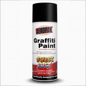 China Aeropak 400ml Graffiti Spray Paint High Luster High Coverage MSDS Certificate wholesale