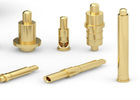 China Motorcycle Brass PCB Pogo Pins , Spring Loaded Contact Pins 50 mm Length wholesale