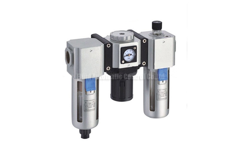 China Filter and Regulator and Lubricator Three Combination Group Air Source Treatment Unit With Gauge Embeded wholesale
