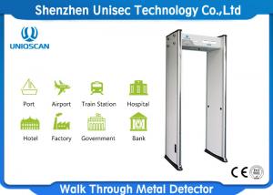 China Airport Security Metal Detectors 6 Zones Door Frame Metal Detector wholesale