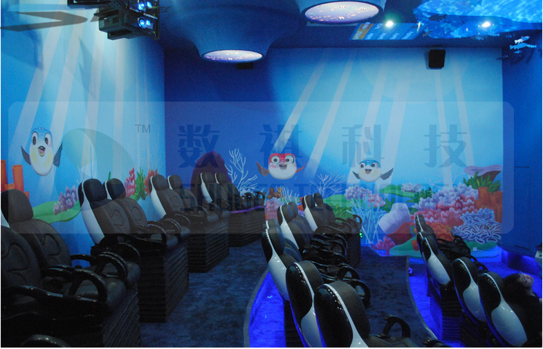 China Removable 4D / 5D Cinema System , 6dof High Definition Movie Hydraulic wholesale