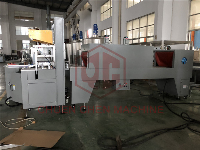China Auto Plastic Bottle Water Production Line With Shrink Wrapping Machine wholesale