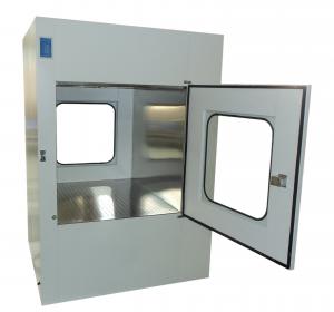 China Microelectronics Clean Room Air Shower Pass Box External Size 950X1100X1300mm wholesale
