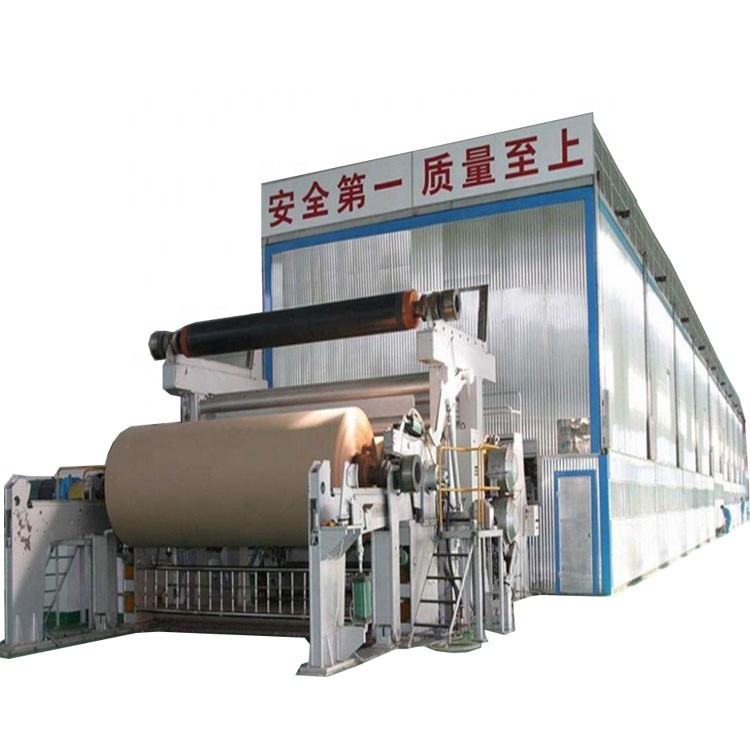 China Paper machine fourdrinier Kraft corrugated fluting white top duplex board Paper Making Machine wholesale