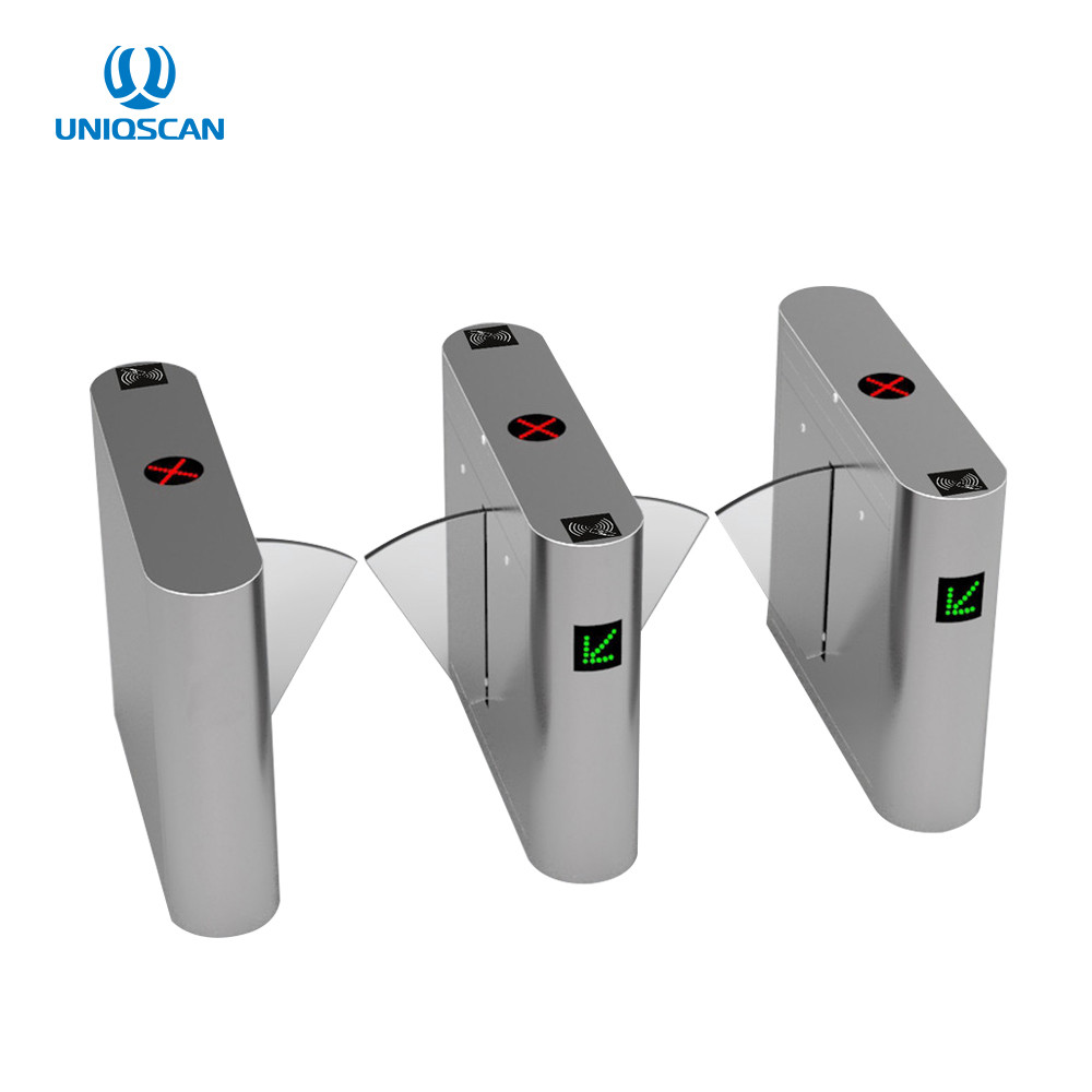 China TCP IP Acrylic Panel Stainless Steel Security Turnstile Gate wholesale