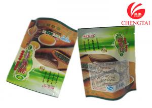 China Coffee / Tea Use Colorful Printing Stand Up Barrier Pouches , Free Standing Punch Bag wholesale
