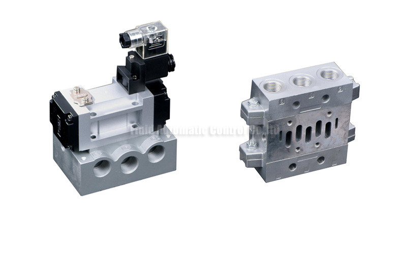 China ISO Solenoid Valve 5/2  With Manifold Block YPC Equivalent wholesale