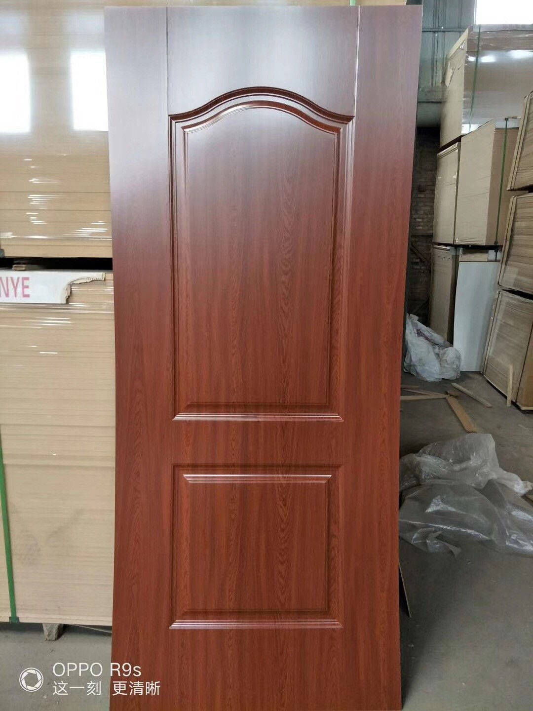 China Height 2150mm HDF Door Skin 3mm / 4mm Thickness Natural Veneer Surface wholesale