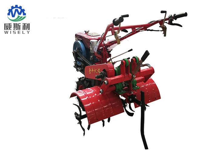 China Red Mini Agriculture Farm Machinery Power Tiller Diesel Engine 5.67 KW wholesale