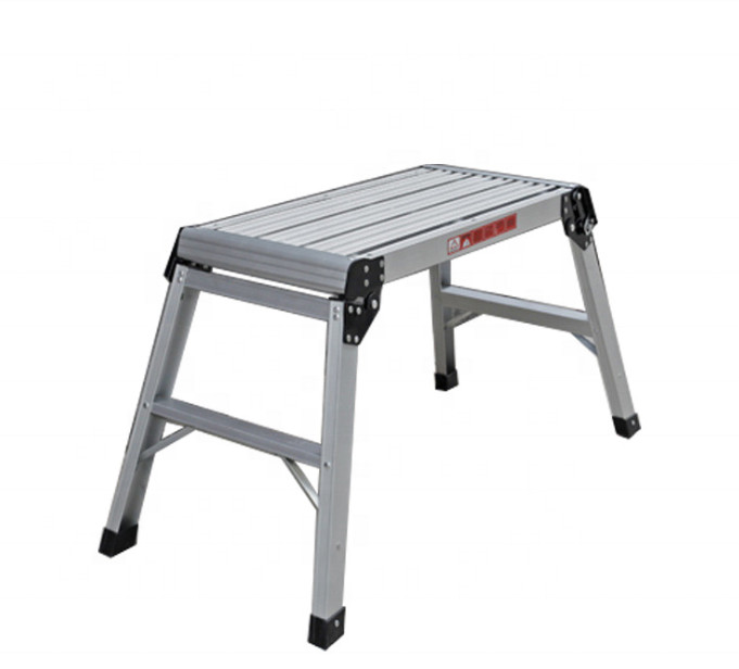 Buy cheap 52cm Height Folding Aluminum Platform 225lbs High Load Capacity from wholesalers