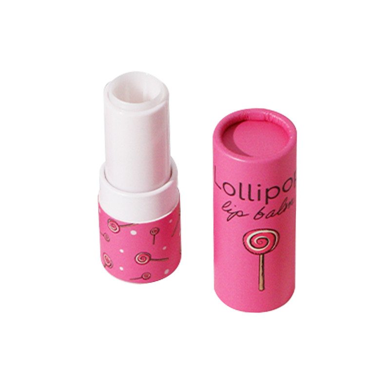 China Natural Deodorant Kraft Cardboard push-up Tube Packaging for Lip balm&amp;body balm lipsticks wholesale