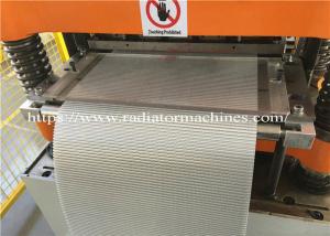 China 3003 Foil Radiator Fin Machine For 45mm Height With Stable Performance wholesale