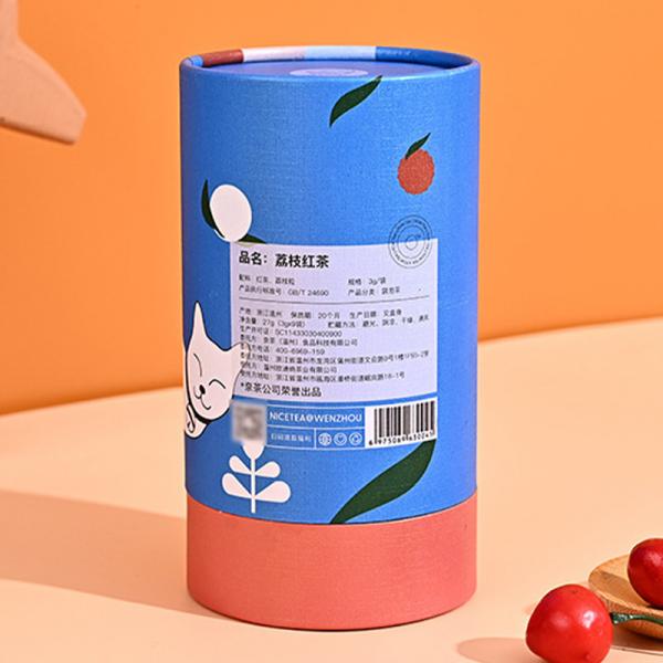 Biodegradable Custom Carton Cylinder Paper Tube Box Gift Color Box