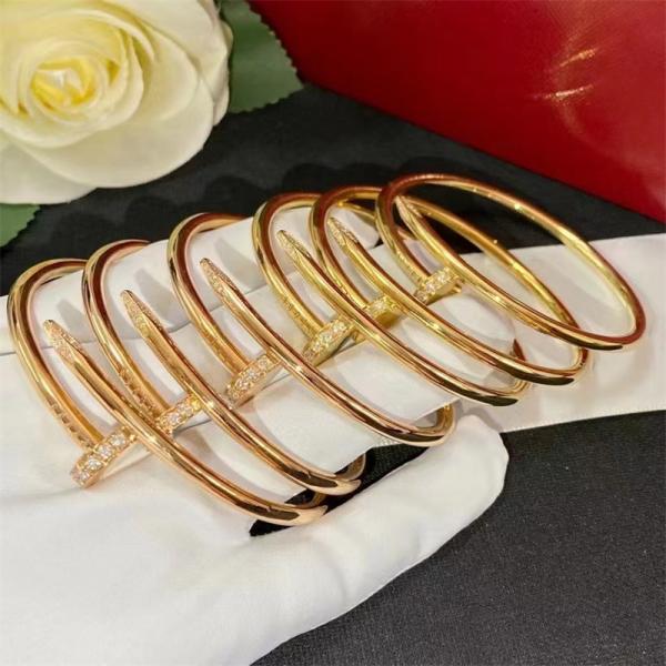High Jewelry Cartier Juste Un Clou Bracelet Rose Gold Diamond bracelet