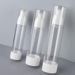 China White Custom 15ml 30ml 50ml Airless Pump Bottles Eye Gel Face Serum Bottle wholesale
