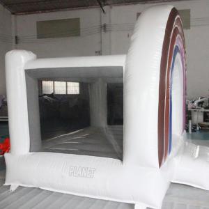 China Party Rainbow Bouncy House Inflatable Jumping Bouncer PVC Bounce Castle wholesale