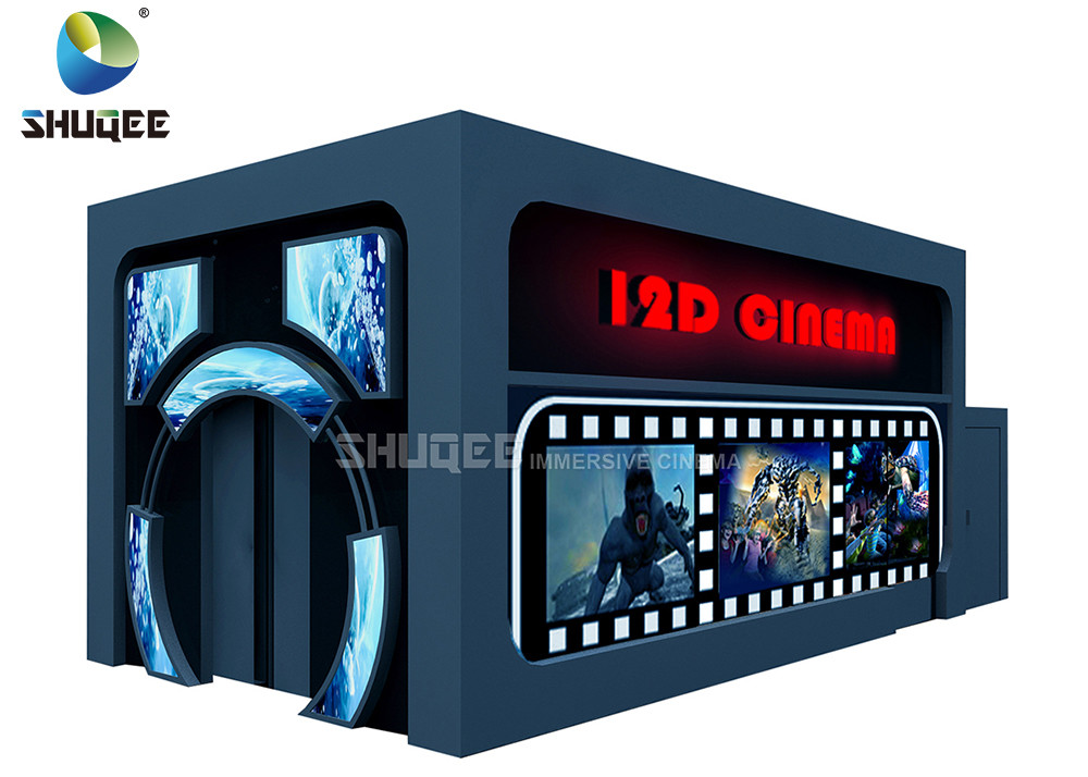 China Arc Screen Movie Theater Equipment 12D Cinema Truck Vibration Frequency 12HZ wholesale