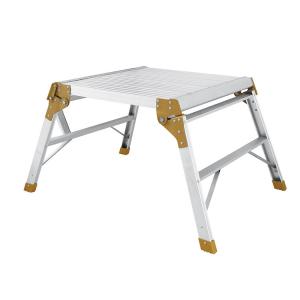 China Professional Folding Aluminium Work Platform Bench , Movable Ladder Platform wholesale