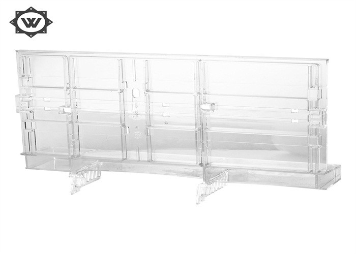China Clear Acrylic Plastic Molding , Moulded Plastic Components Acrylic Makeup Display wholesale