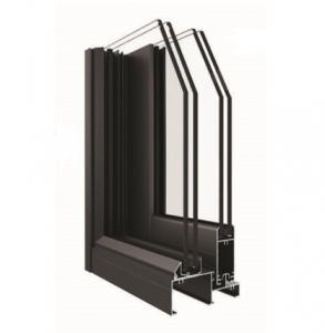China Aluminum System Profiles For Sliding Windows Frame Powder Coated Building Materials wholesale