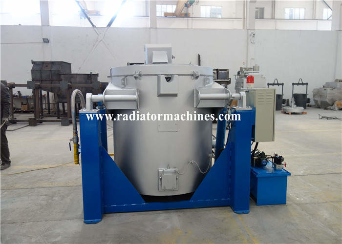 China Oil Fired Metal / Aluminum Melting Furnaces With Pipe Burning System 350KG wholesale
