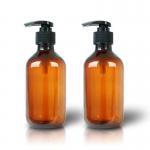 China Lightweight Cosmetic Lotion Bottles / Shampoo Amber Cosmetic Bottles 10fl.oz 300ml wholesale