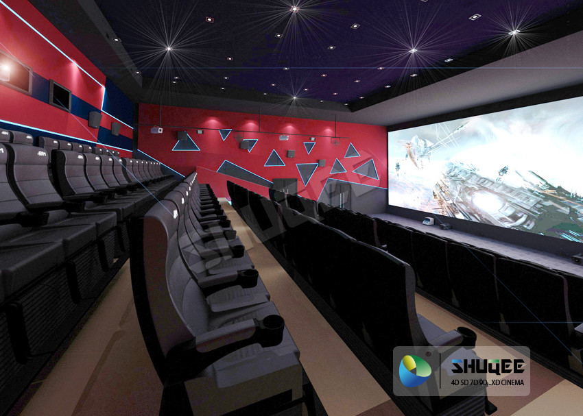 China Wonderful Viewing Experience 4D Theater Equipment Seamless Compatibility With Hollywood Movies wholesale