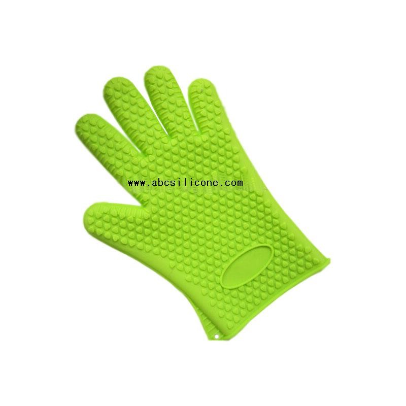 China durable five fingers silicone gloves ,custom five fingers silicone oven mitts wholesale