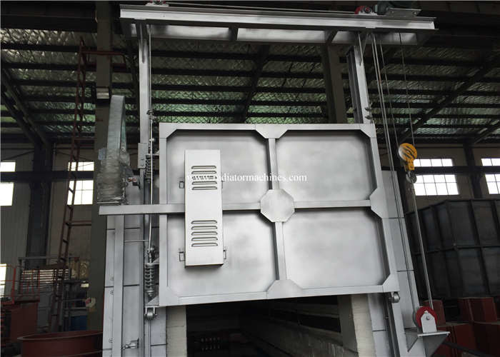 China Car Bottom Furnace , Bogie Type Furnace FOR Austempering of Manganese Steel wholesale