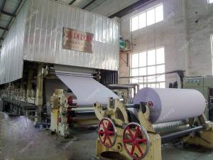 China A4 Copy Paper Printing Writing Paper Making Machine 2400mm Bagasse Pulp wholesale