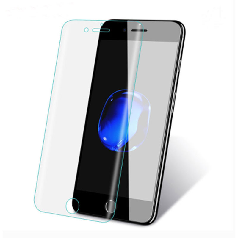China New Smart Guide Tool Soft Auto Fixed Hydrogel Film Full Cover Screen Protector for iPhone 78plus wholesale