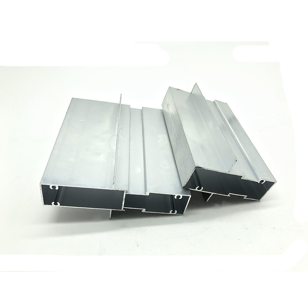China Silver Anodized 6063 aluminum door frame extrusions For Construction Building wholesale