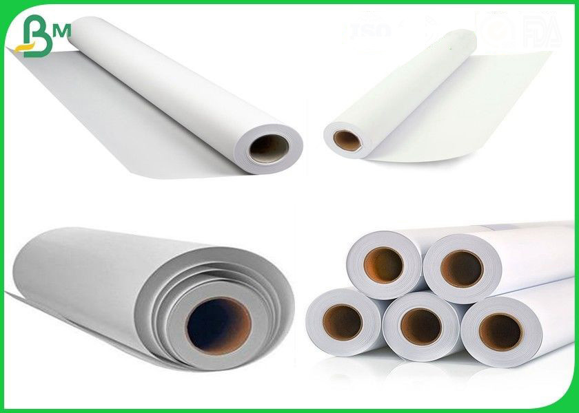 China 80gsm Plotter Paper Roll For Building CAD Strong Stiffness wholesale