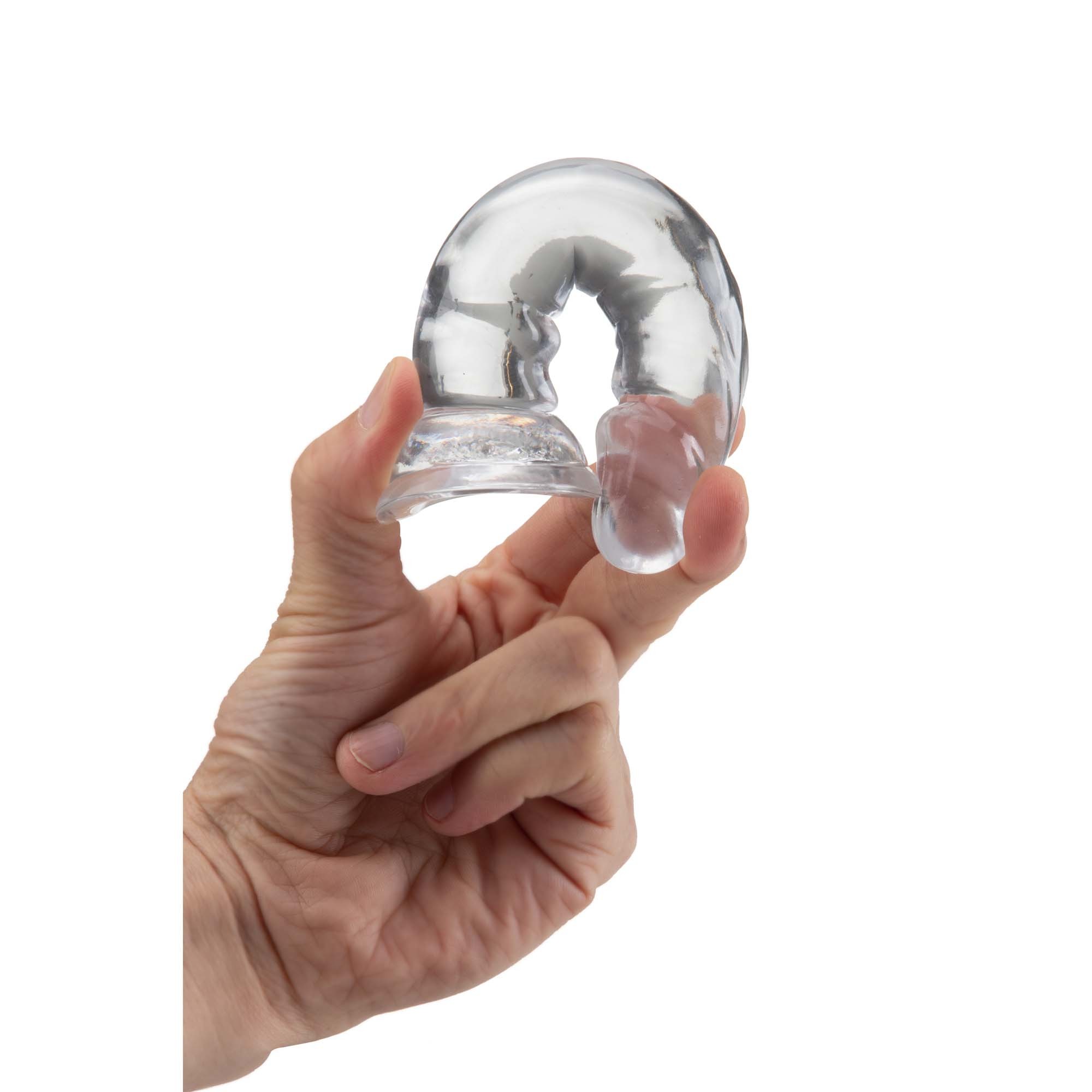 China Crystal Transparent Anal Plug Sex Toys Middle Size Prostate Vibrator wholesale